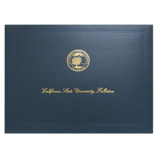 Navy Padded Diploma Cover